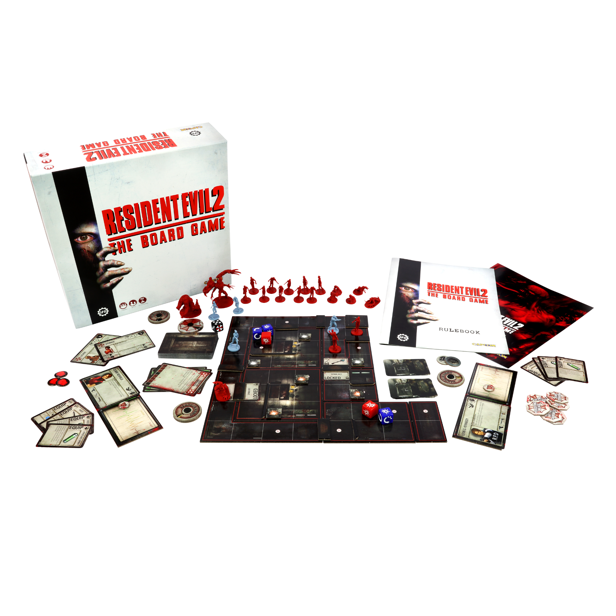 Resident Evil 3 The Board Game By Steamforged Games Re2 Tbg Survivor Bundle Gamefound Com