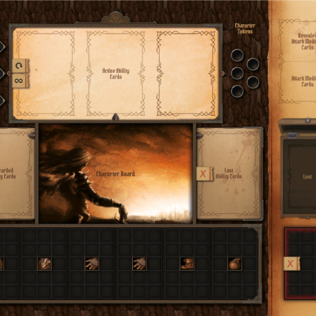 NonOfficial Frosthaven and Gloomhaven compatible playmats by Crafting