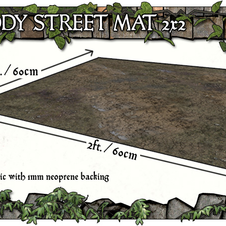 Fantasy Wargames Terrain By Battle Systems 2x2 Muddy Streets