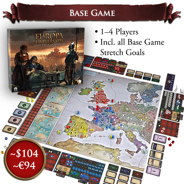 Europa Universalis The Price of Power by Aegir Games Base Game (ENGLISH VERSION) Late Pledge