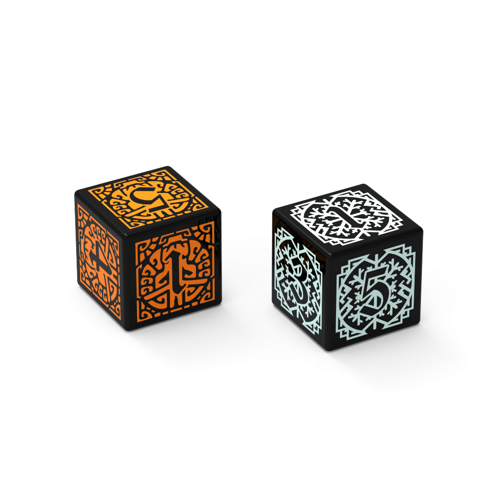 Custom engraved dice