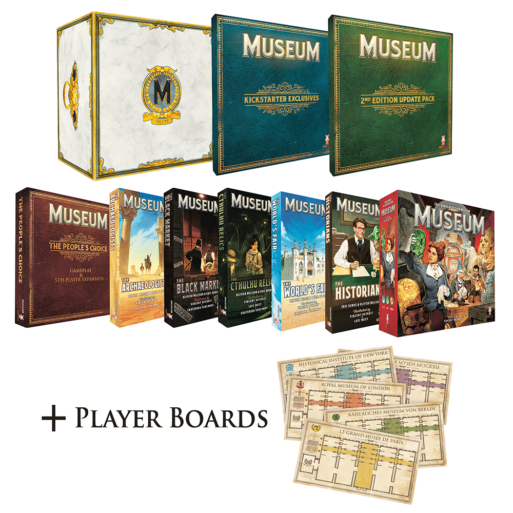 Museum Deluxe by Holy Grail Games Museum bundle