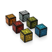 6 CUSTOM ENGRAVED DICE