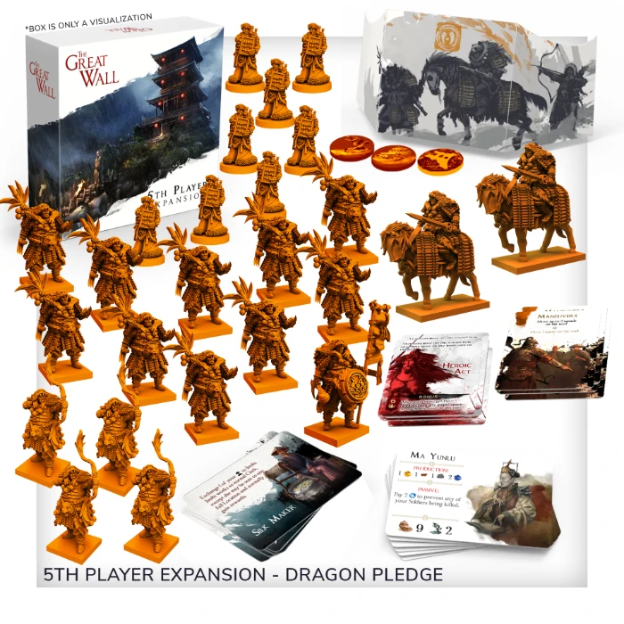 Great Wall Board Game by Awaken Realms Dragon Group Pledge