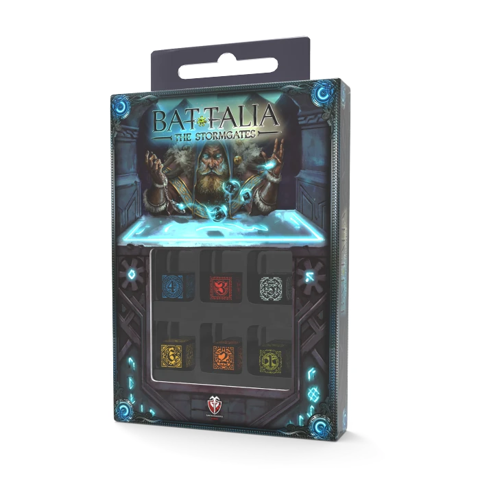 6 CUSTOM ENGRAVED DICE