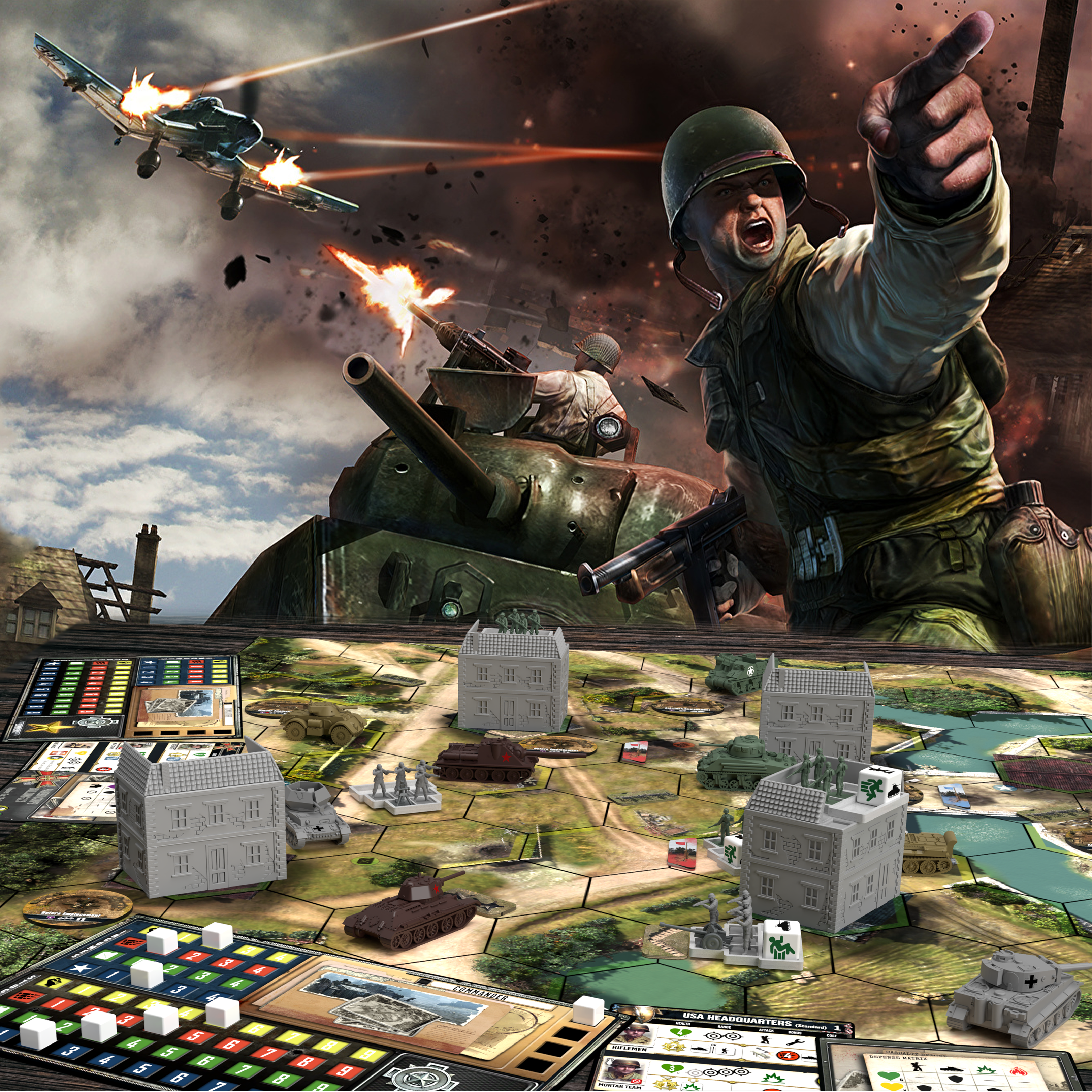 Company of Heroes Board Game by Bad Crow Games - gamefound.com